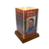 Holiday Plaid Square Candle