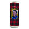Holiday Plaid Round Candle